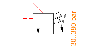 Secondary valve LS A: pressure relief